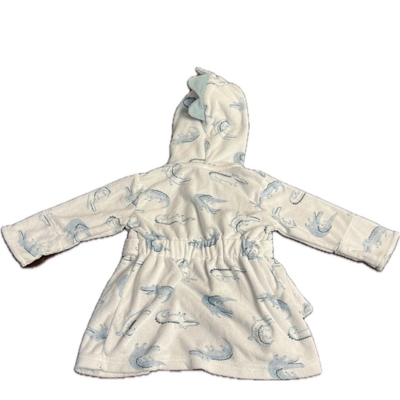 Baby robe alligators hoodie Just One You Carter’s size 0-9M - Picture 3 of 10